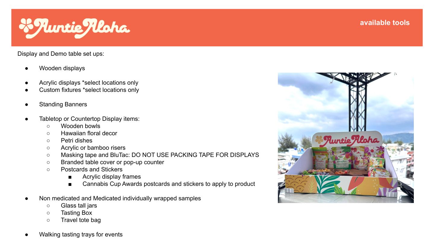 Auntie Aloha Sales Tool Slide 3